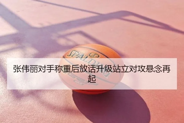 张伟丽对手称重后放话升级站立对攻悬念再起